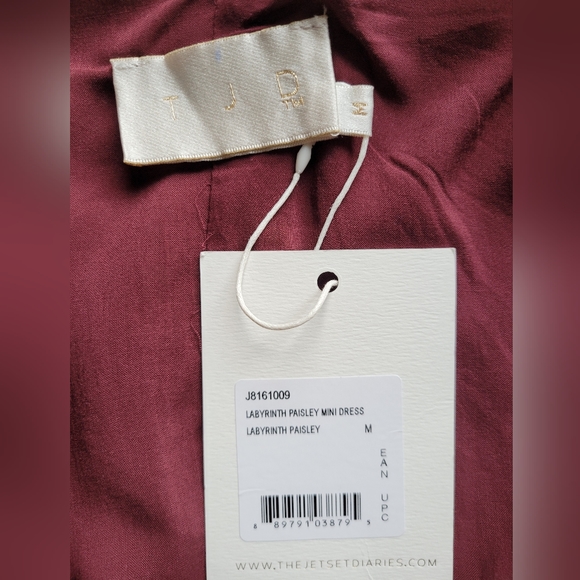 The JetSet Diaries Labyrinth Paisley Mini Dress, BNWT, Size M - Picture 7 of 8